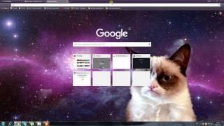 Как сделать фон в Google Chrome