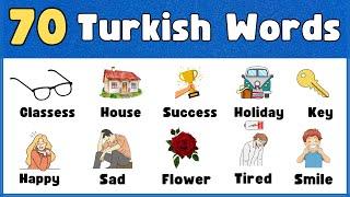 Learn 70 Common Turkish Words @EverydayTurkish