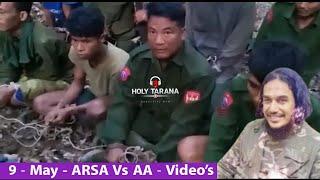 9/05/2024, ARSA vs AA Video's Arakan Rohingya Salvation Army l War Vs Arsa Army