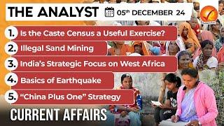 Current Affairs Today: The Analyst 5 December 2024 | Newspaper Analysis | Vajiram And Ravi