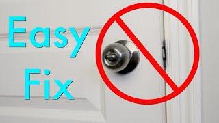 How To Fix a Door That Won't Latch- It's Simpler Than You Think!