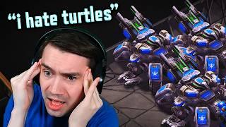 ByuN's SHAMELESS Turtle Terran strategy! StarCraft 2