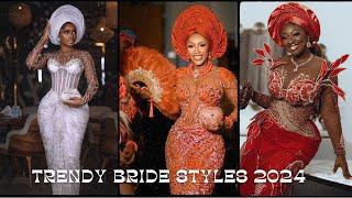 2024 Bride Style Inspiration for Nigerian Traditional Marriage/ Luxury, Elegant and Classy