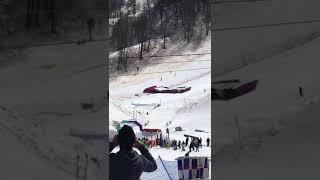 Runaway Airbag at Rosa Khutor Ski Resort in Russia