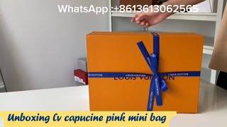 UNBOXING LV CAPUCINE MINI BAG|Qxluxurybag