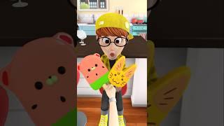 The ultimate fun moment with ice cream! #artfamily #scaryteacher3d #familyfun
