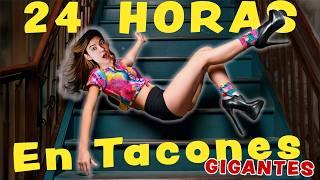 24 HORAS en TACONES GIGANTES | Ana Emilia