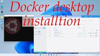 Docker installation on Windows 11