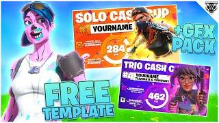 Fortnite Thumbnail GFX Pack + Template | Free PSD Download