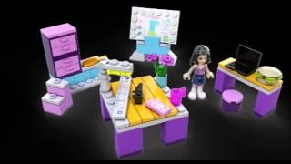 Lego Friends - Emma's Design Studio - Lego 3D Review