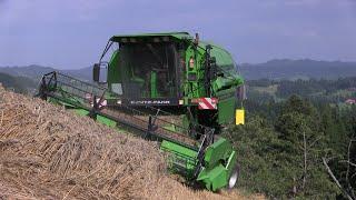 Extreme threshing | Special combine harvester Deutz-Fahr M35.75 | Extreme Combine Harvester