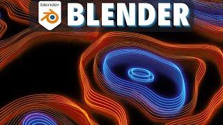 Easy Abstract Animation in Blender 3.5! |  @TheDucky3D  | Ammar Khan