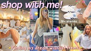 SHOP WITH ME ️ shopping for my dream summer wardrobe, 10+stores, brandy, princess polly