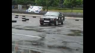 Car race in the square - Chisinau