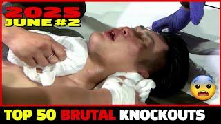 Top 50 Brutal KO集 | June 2025 #2 (MMA•Muay Thai•Boxing•Kickboxing)