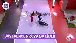 BBB 24: Davi vence Prova do Líder pela primeira vez; veja momento da vitória