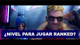 a que NIVEL se puede jugar RANKED en Fortnite