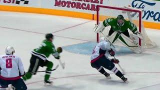 Orlov pulls backhand drag move to fool Klingberg & score