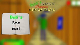 Подвал Балди | Baldi's Basics Classic Remastered