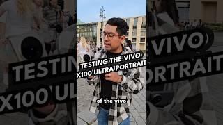 Testing the Vivo X100 Ultra portrait