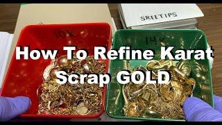 How To Refine Scrap Gold 5 Ounce 24k Bar