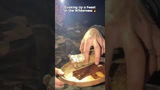 Cooking up a devious meal out in the wilderness!