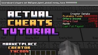 Infinite Money! Actual Cheats in Marketplace Creator Tycoon