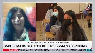 Lorena Céspedes, profesora y constituyente: "Hay muchos desafíos pendientes en educación" | 24 Horas