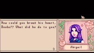 Stardew Valley - All Sebastian Divorce Events (Mod)