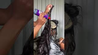 How to do a Quickweave using a 2x6 closure #howto #atlantahair #atlanta #quickweave  #closureinstall