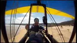 Rigid wing hang gliding - My first flight in the Millenium hang glider