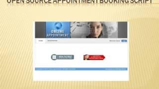 PHP appointment booking script | PHP Scripts Mall