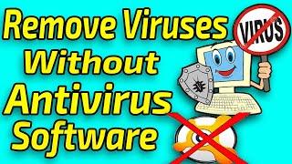 How to Remove VIRUS from Laptop /PC without Antivirus | Remove virus from windows 7/8/10