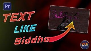 How To Add Text Effect Like Siddha Gaming  in PUBG Montage  BGMI  Premiere Pro  Sapphire