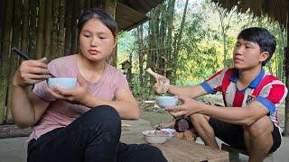 Falling while harvesting cassava, injured leg - lazy husband takes initiative to work and cook