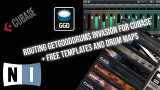 Routing GGD Invasion in Cubase + FREE Templates and Drum Maps