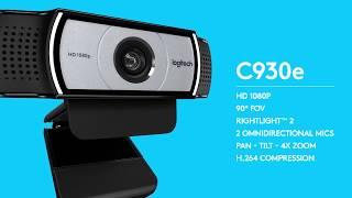 Logitech C930e HD Audio Webcam Wide