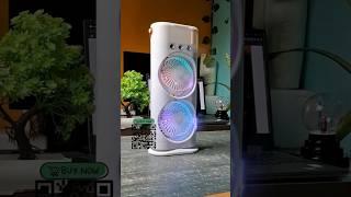 ️ Dual Spray Fan | Mini Air Cooler Fan | Best Portable Cooling Fans! ️|  Box Fan #cooler #miniac