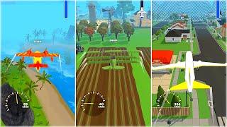 Epic Plane Evolution - Max Level of Seaplane, Biplane and Commercial Plane!