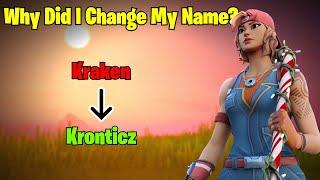 Why I Changed My Name to Kronticz..