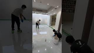 Terrazzino Floors: Fast & Flawless Showroom Installation #terrazzo #shorts  #epoxy #floorpaint