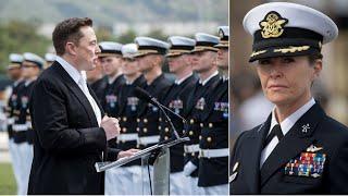 Elon Musk Walks Into The Naval Academy in Maryland- What He Does Next Is Unexpected