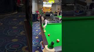 Skill Billiards - Hot Girl (13) #billiards #bida #snooker #pool