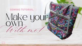 This tote will make you fall in love with pre quilted fabric | How to make a tote bag