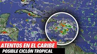 Posible #ciclon #tropical en el #caribe . #puertorico #republicadominicana #cuba