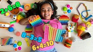 Bia Lobo Fidget Toys Aprendendo e Arrumando o Quarto