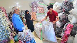 "Trip to the city: repair the sewing machine and buy curtains and essential items for the house"