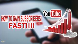 How to gain Subscribers Fast in 2021!