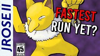 How FAST can you beat Pokemon Red/Blue with just a Hypno?