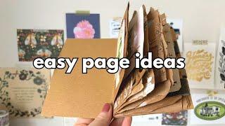 Let's decorate brown paper pages  ️ Junk journal ideas & process